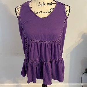 Rain Purple Sleeveless Shirt